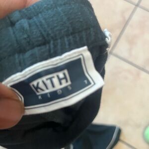 Kith Kids dark green and White Apparel kids pajamas set